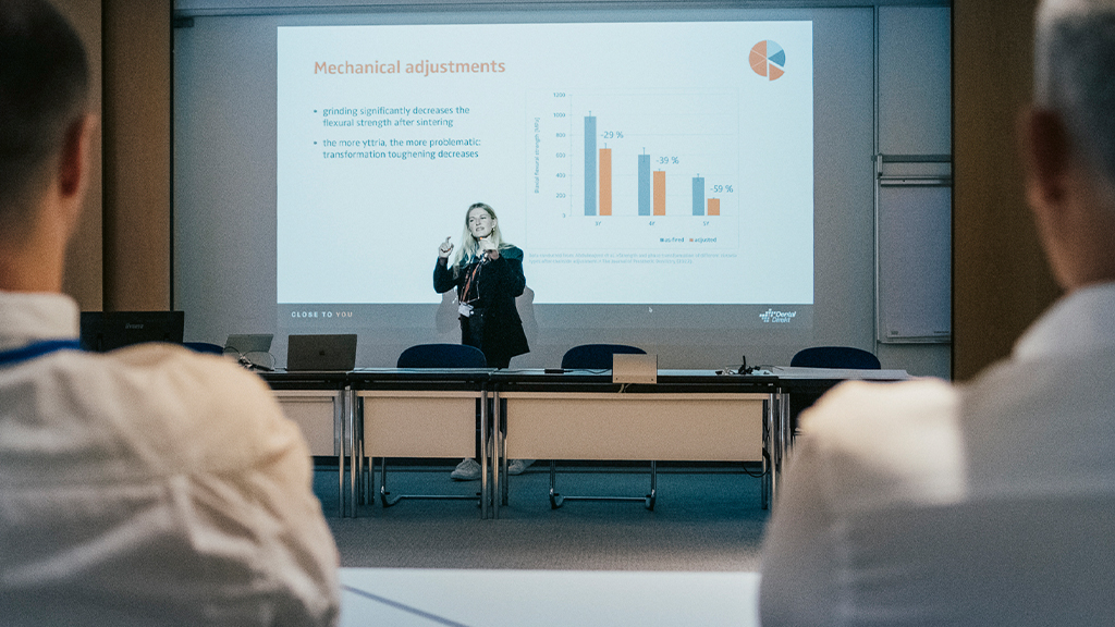 Marianna Schmalstieg (Forschung und Entwicklung, Dental Direkt) geht auf werkstoffkundliche Basics ein.